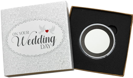 SilverTowne Natural Kraft Paper Gift Box with Wedding Box Sleeve